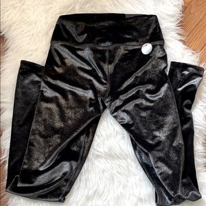 VS PINK ultimate high waist velvet legging SMALL